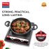 Prestige Xpress 1200W Induction Cooktop with Ceramic Plates Black